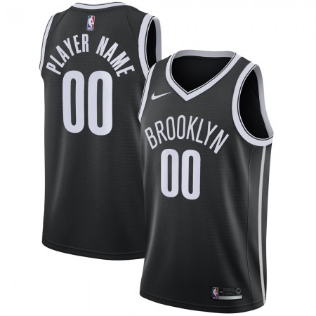 Camiseta Hombre Brooklyn Nets Personalizadas 2020-21 Nike Icon Edition Swingman